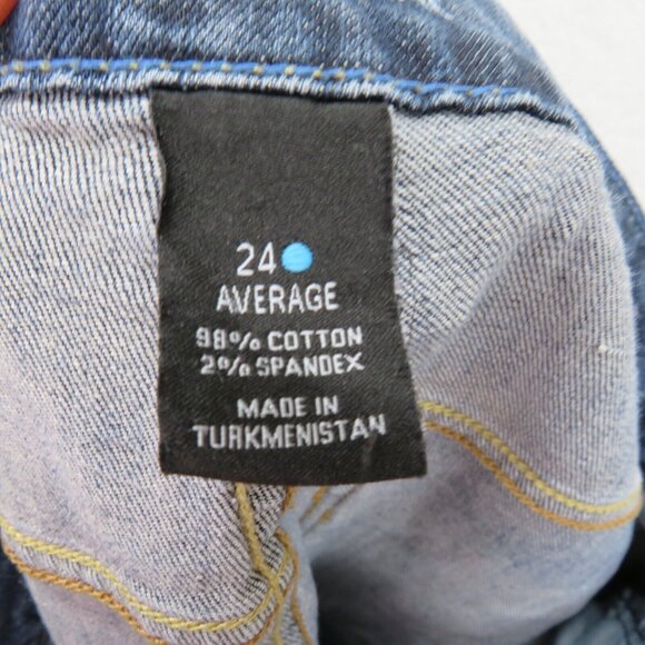 Lane Bryant Jeans Womens Size 26 Average Blue Dark Wash Denim Distinctly Boot - Picture 6 of 10